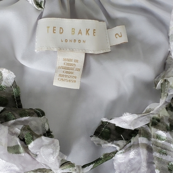 Ted Baker London Glimmah  Highland Swing Mini Dress Size US 4- 6 - Picture 11 of 15